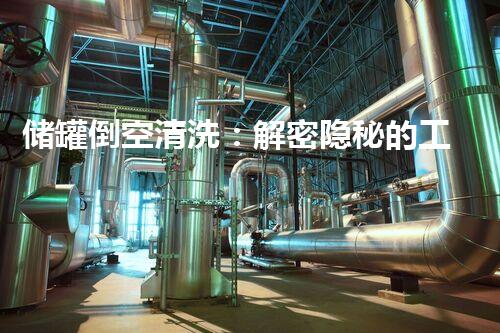 储罐倒空清洗：解密隐秘的工业巨兽！