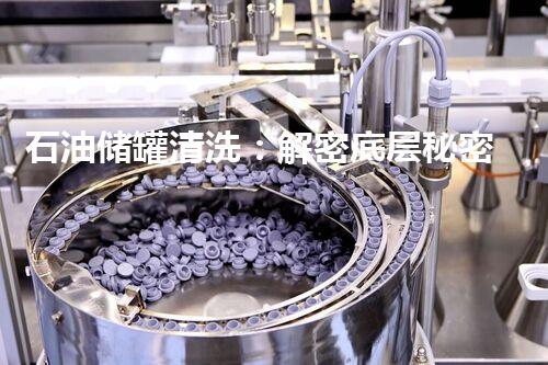 石油储罐清洗：解密底层秘密，保障能源安全！