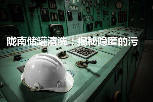 陇南储罐清洗：揭秘隐匿的污秽，解锁危险之谜！